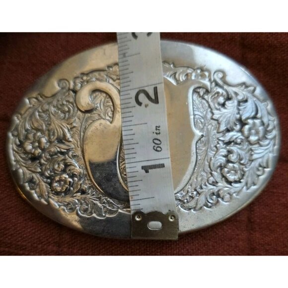 ADM Award Design Medals INC Solid Brass Vintage Belt Buckle Monogram Initial U - Picture 6 of 6